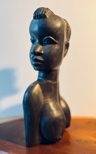 Heavy african carved wooden - ,