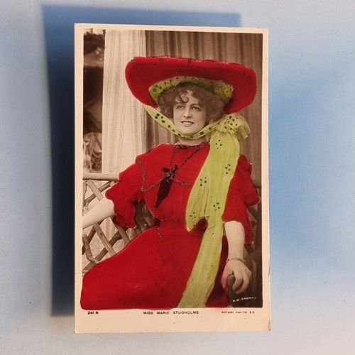 Edwardian actress postcard - edwardian,