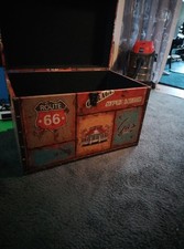 Storage Box Wooden Rout 66. 3