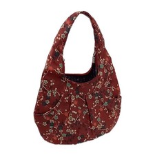 Mono Amsterdam Red Floral Shoulder PVC  Bucket Handbag Benefits Charity