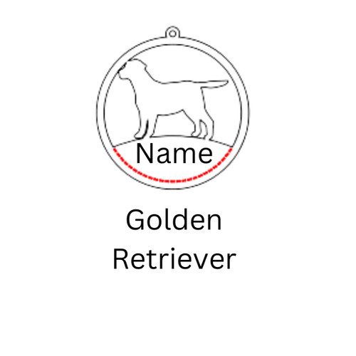 Personalised christmas pet dog - personalised,