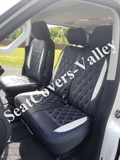 VW Transporter T5 (2003-2015) Front Single & Double (1+2) Leatherette Seat Cover