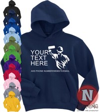 Painter & decorator custom hoodie hooded sweatshirt personalize company workwear