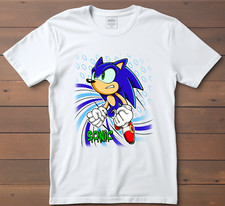 Sonic Kids T-shirts Cartoon Birthday Unisex Tee T shirt Top Tee Gift AV24