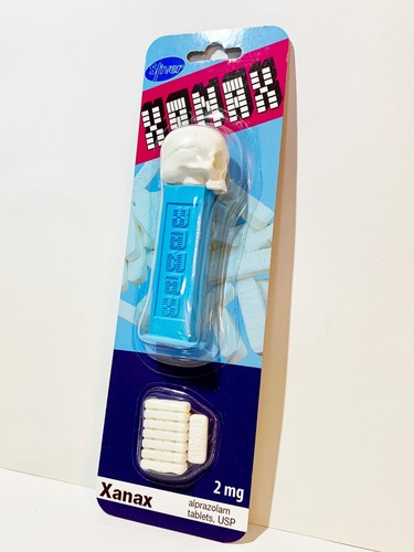 Xanax pill dispenser pez - xanax,