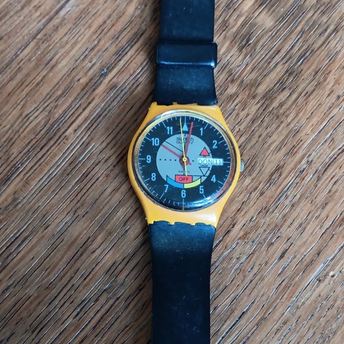 Vintage swatch gj700 1985 - vintage, gj700,