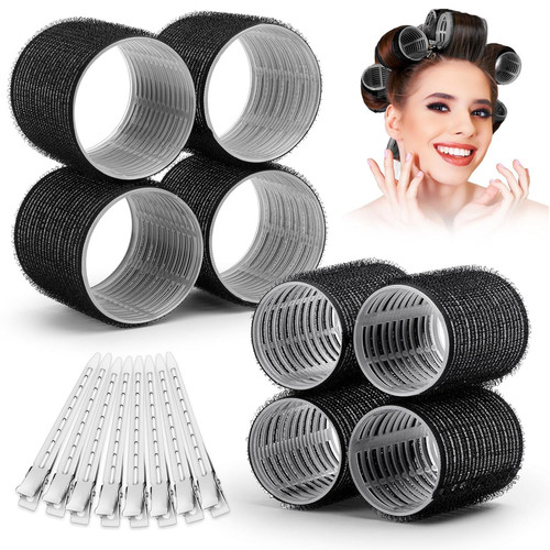 Self grip hair curlers set - self,
