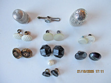 VICTORIAN BUTTONS 7 PAIRS , 1