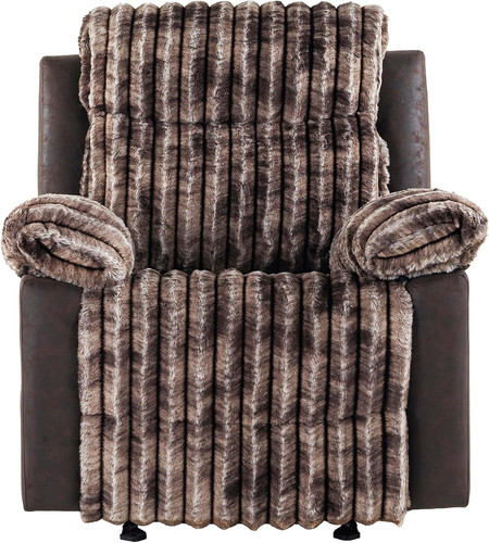 U6028 brown glider recliner - glider,