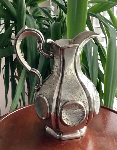 Rare antique engraved silver - rare,