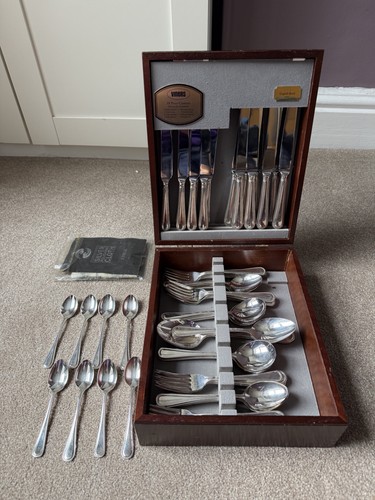 Viners silver cutlery set for - silver,