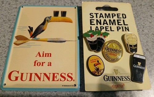 Guinness enamel pin - x,