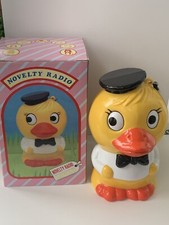 VINTAGE NOVELTY DUCK RADIO RARE MW(AM) BAND WITH BOX