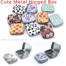 Mini Metal Hinged Tin Box