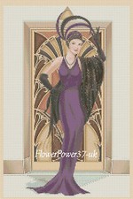 art deco Cross Stitch Chart