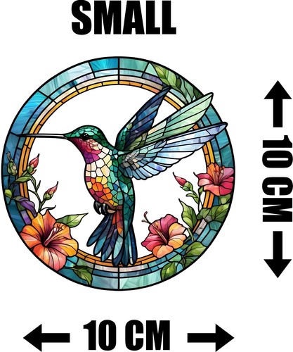 Hummingbird decorative stained - decorative,