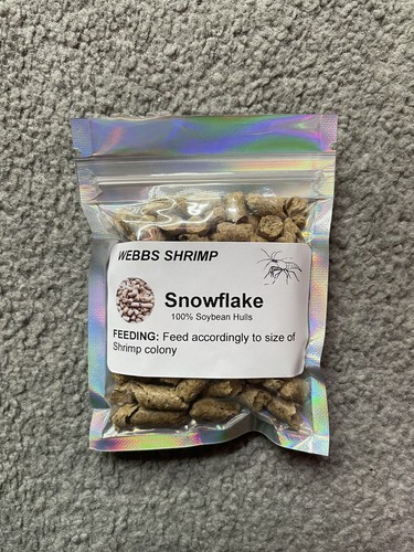 75g snowflake shrimp food - snowflake,