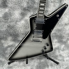 Custom Explorer Electric Guitar Solid Body HH Pickups 6 Strings Fixed Bridge