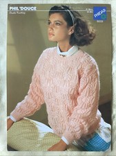 Phildar Phil'Douce knitting