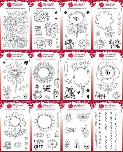 Woodware clear stamps petal - woodware,