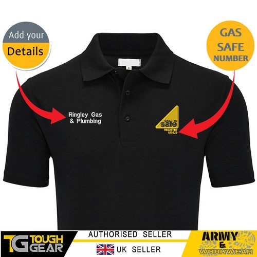 Gas safe plumber embroidered - safe,
