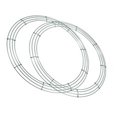 2Pcs 18" Metal Wire Wreath