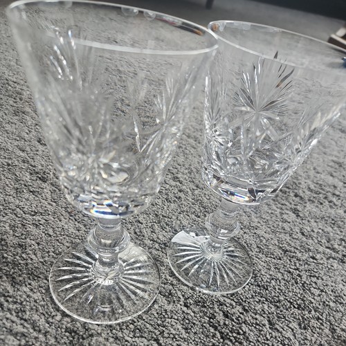 Etched edinburgh crystal - 2, x