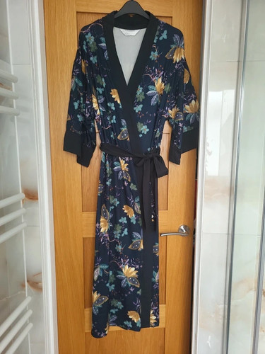 Primark navy floral long