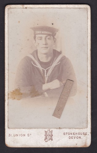 Antique cdv photograph sailor - photograph,