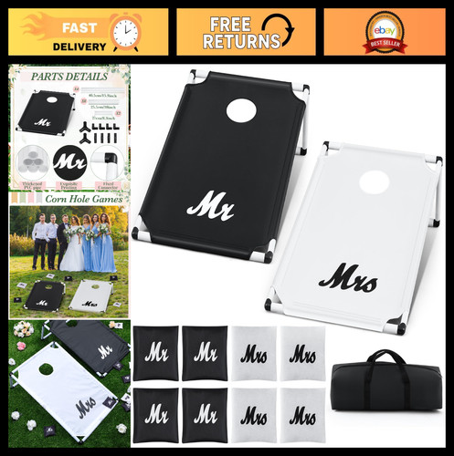 Portable wedding cornhole game - portable,