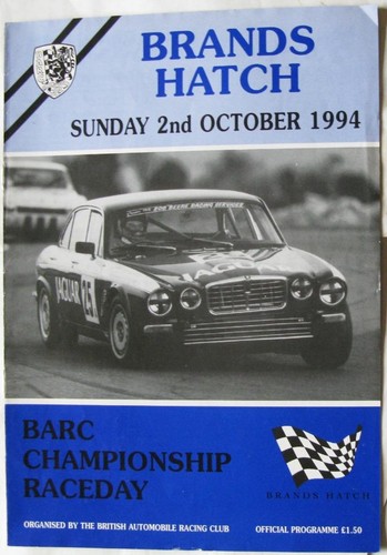 Brands hatch oct 1994 - oct, barc