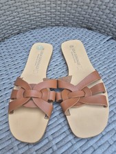 Lola Gonzalez Tan Slip On Sandals / Mules - Size UK 6 - Minimal Wear