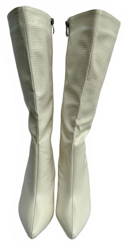 White knee high - boots, uk