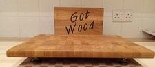 Oak  End Grain Cutting Board Handcrafted Durable Unique Modern& Stylish