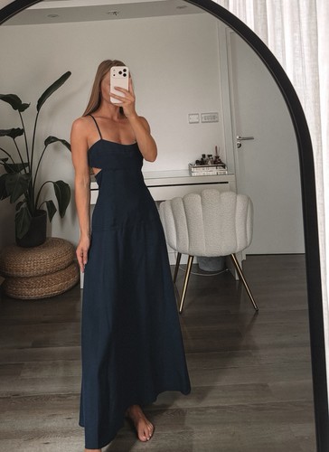 Zara long flowing cut out - long,