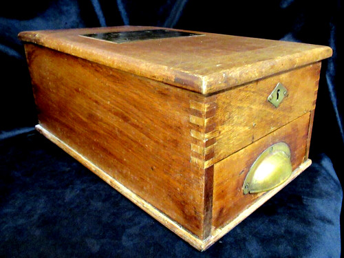Vintage antique wooden drawer - antique,