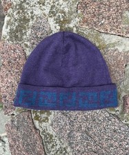 FENDI Hat Beanie Zucca FF Logo