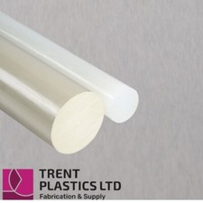 Polypropylene Rod – Natural & Beige Round Bar Cut to Size PP Plastic PPH PPC