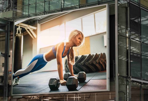Sexy women gym poster print - women,