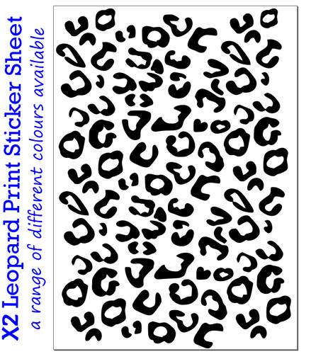 Sheets leopard print - x2,