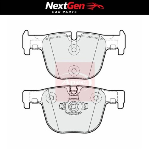 Rear brake pads apec for - bmw, 3