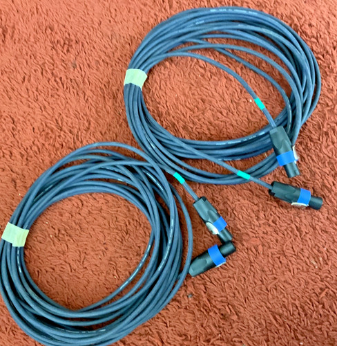 Speakon speaker cables - 2,