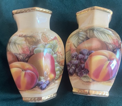 Pair aynsley orchard - aynsley, gold
