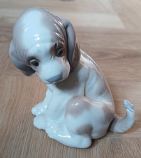 LLADRO No. 6210  Gentle Surprise Dog and Butterfly