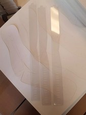 50 x PVC Shirt Collar Strips