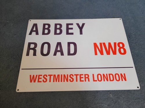 Metal signs beatles abbey - metal,