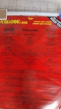 rare READING FESTIVAL 2013 POSTER EMINEM GREEN DAY BIFFY CLYRO JAKE BUGG + more 