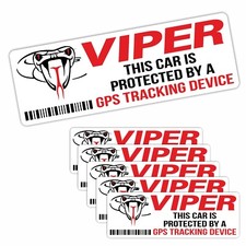 5 x Viper GPS Stickers Tracking Device Car Signs Vehicle Alarm Security Tracker