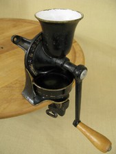 Vintage Spong & Co Coffee Spice Grinder No 1 England Cast Iron Counter Top Clamp