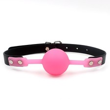 Silicone mouth ball gag - mouth,